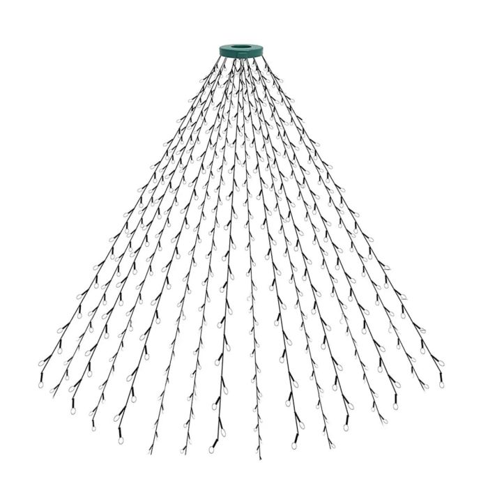 Розумна гірлянда Smart 250 LED довжина 2,5 м з керуванням смартфона прозора, мультиколор 1733044W