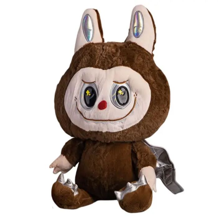 М'яка іграшка-плед, подушка 3 в 1 Labubu Brown Dragon плед в іграшці дитячий плед іграшка Лабубу Коричневий 520-29BR