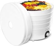 Сушарка для продуктів  , 520Вт, піддонів -5x4см, діаметр-38,5см, макс-70°С, рег.темп, пластик , білий ARDESTO FDB-5385