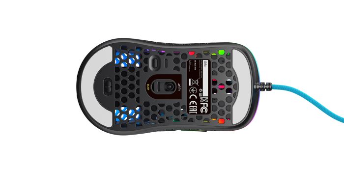 Миша Xtrfy M42, USB-A, RGB, Miami Blue