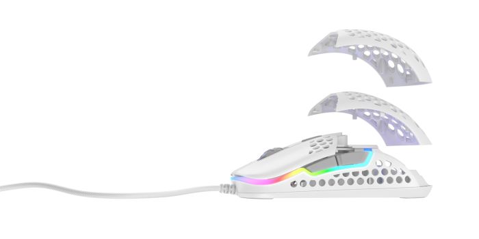 Миша Xtrfy M42, USB-A, RGB,  білий