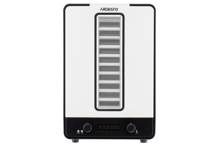 Dryer for products ARDESTO, 550W, pallets -10+1x3cm, max-70°С, temperature adjustment, plastic, white