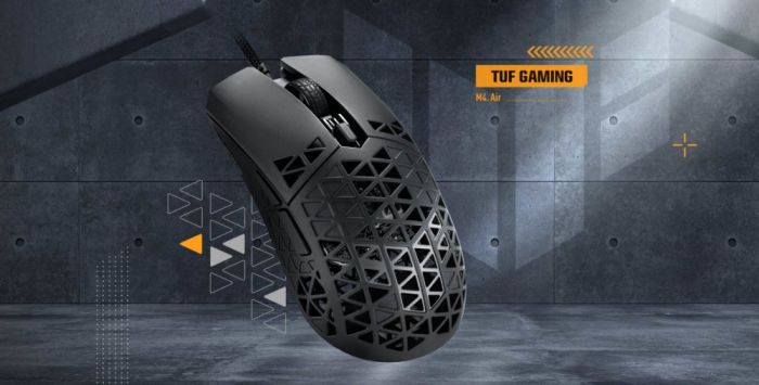 ASUS Mouse TUF M4 Air Shell, USB-A, black