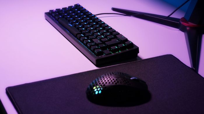 Keyboard mechanical Xtrfy K5 68Key, Kailh Red, USB-A, EN/UA, Hot-swap, RGB, Чорний