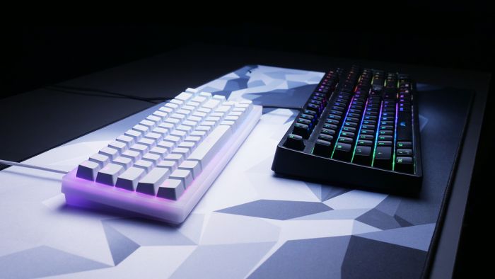 Keyboard mechanical Xtrfy K5 68Key, Kailh Red, USB-A, EN/UA, Hot-swap, RGB, Чорний