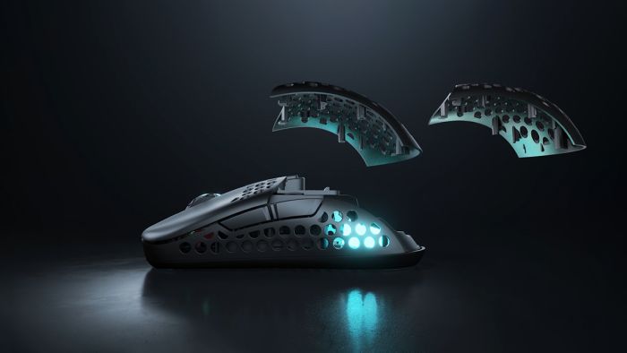 Mouse Xtrfy M42, WL/USB-A, RGB, Чорний
