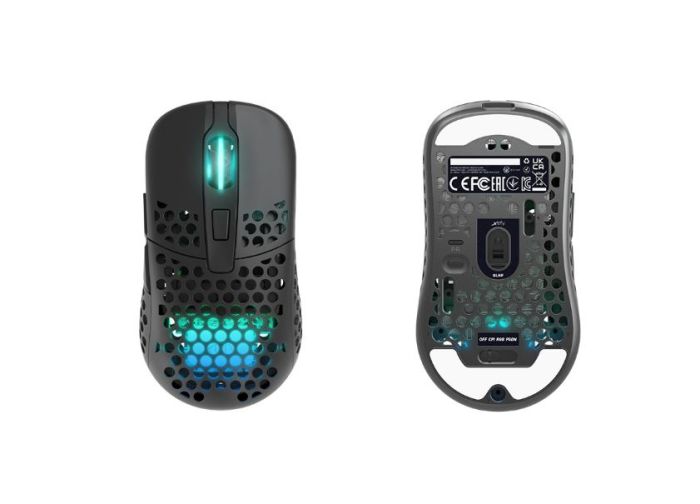 Mouse Xtrfy M42, WL/USB-A, RGB, Чорний