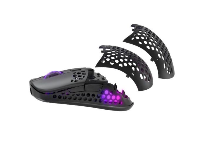 Mouse Xtrfy M42, WL/USB-A, RGB, Чорний