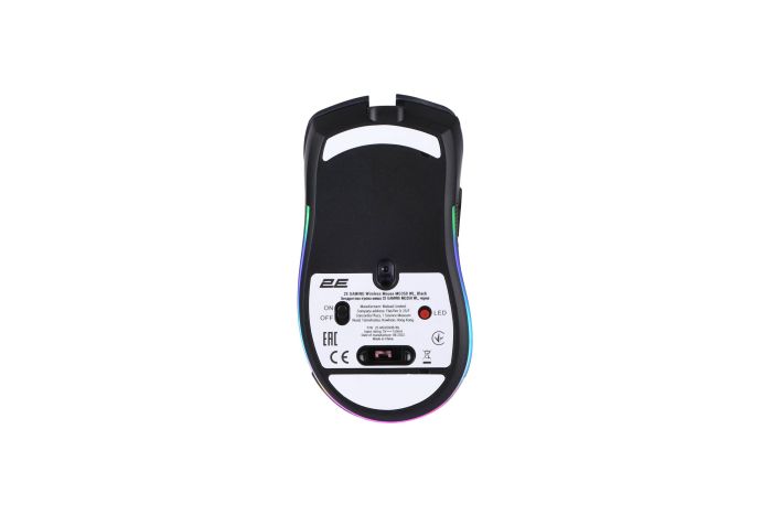 Миша 2E GAMING MG350 WL, RGB, USB-A/WL, чорний