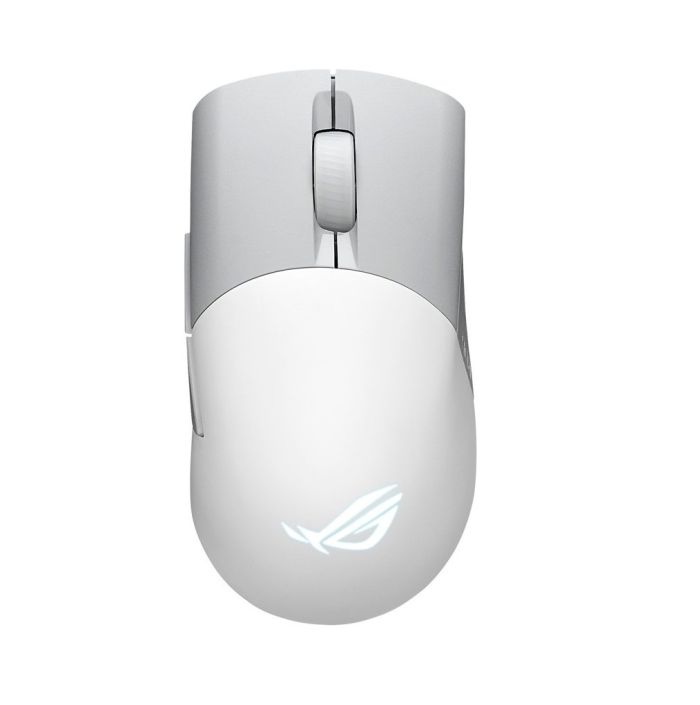 ASUS Mouse ROG Keris AimPoint, RGB, USB-A/WL/BT, white