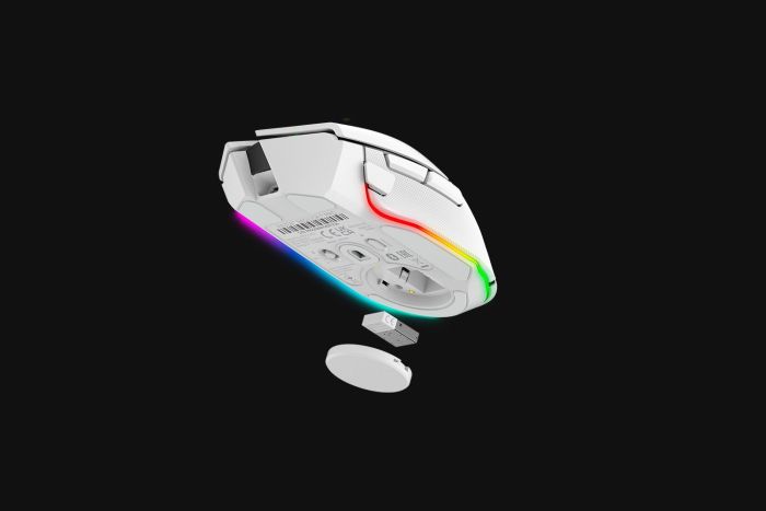 Razer Mouse Basilisk V3 Pro, RGB, USB-A/WL/BT, white