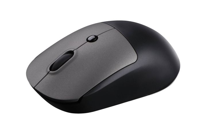 Мышь 2E MF218 Silent, WL/BT, чёрно-серый