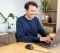 Mouse Trust Fyda Comfortable ECO, USB-A, Чорно-сірий