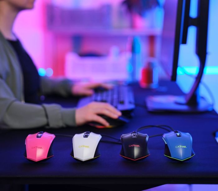Mouse Trust GXT 109 FELOX, RGB, USB-A, Чорний