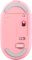 Mouse Trust Puck Rechargeable,  Ultra-Thin,  BT/WL,  Silent, Рожевий