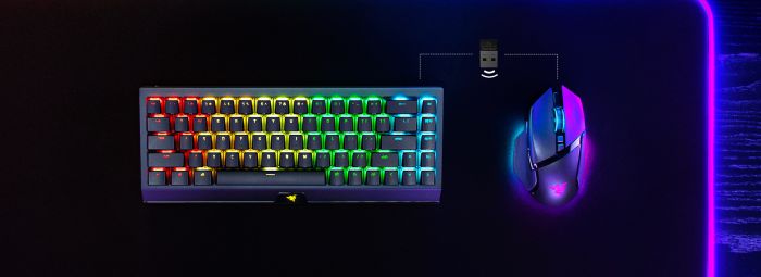 Razer Mouse Basilisk V3 Pro, RGB, USB-A/WL/BT, black