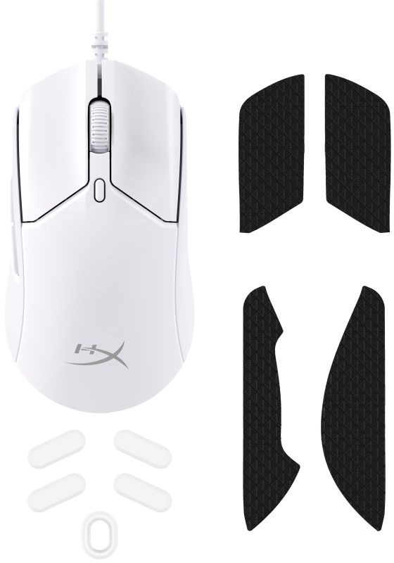 Миша HyperX Pulsefire Haste 2, RGB, USB-A, USB, білий