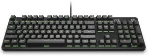 Клавіатура механічна HP Pavilion Gaming 550, 104key, Red Hybrid Switch, USB-A, EN/RU, RGB, чорний