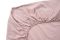 Fitted sheet ARDESTO Mix&Match 160x200+30cm, 100% cotton, sateen, light pink
