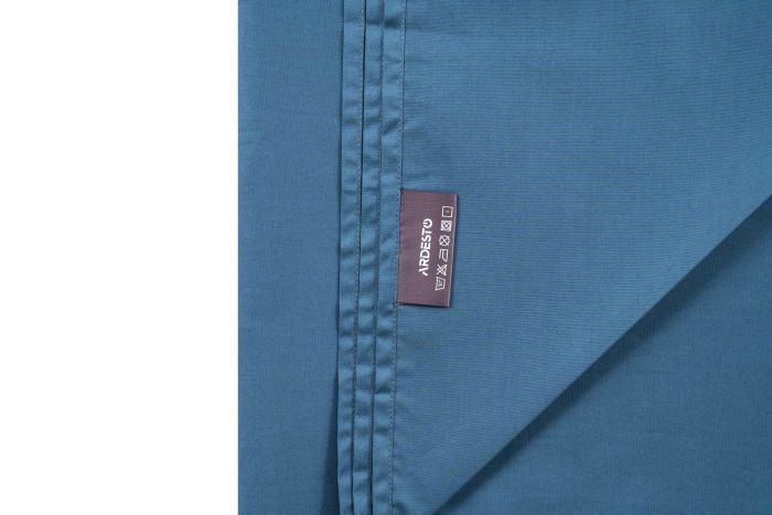 Простирадло ARDESTO Mix&Match, 180х240см, 100% бавовна, сатин, синій