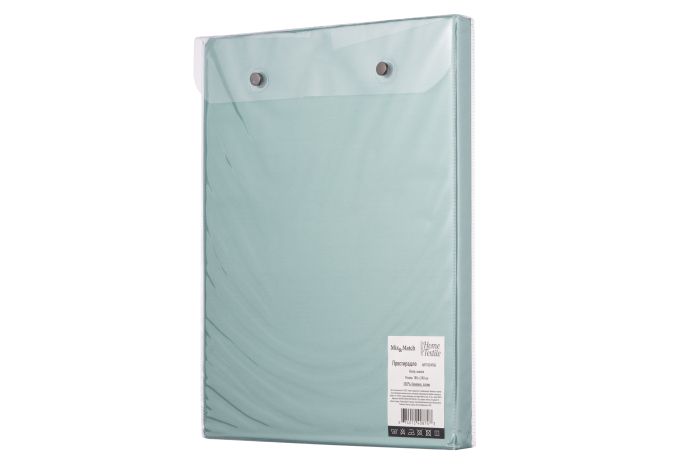 Простирадло ARDESTO Mix&Match, 240х260см, 100% бавовна, сатин, зелений