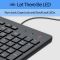 HP Keyboard membrane 150, 104key, USB-A, EN/RU, black