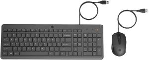 Комплект клавіатура та миша НР 150, USB-A, EN/UK, чорний