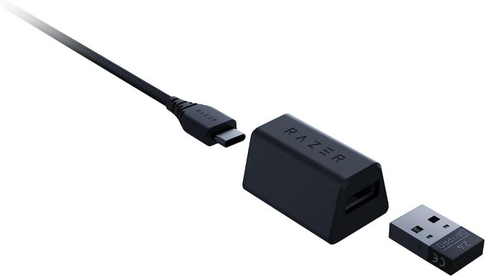 Мышь Razer Deathadder V3 Pro, USB-A/WL/BT, чёрный