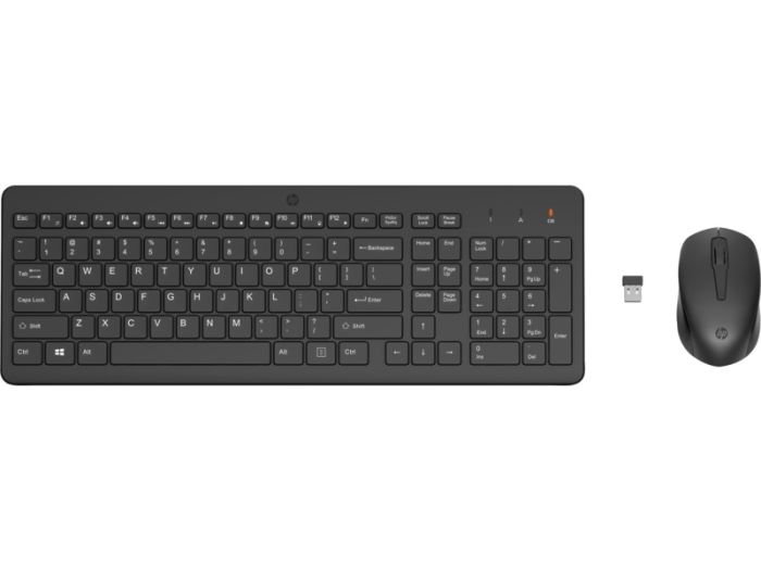HP Combo keyboard and mouse 330, WL, EN/UK, black