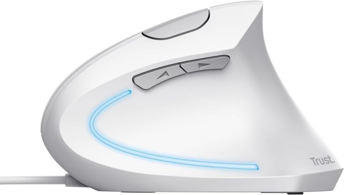 Мышь Trust Verto Ergonomic, USB-A, Белый
