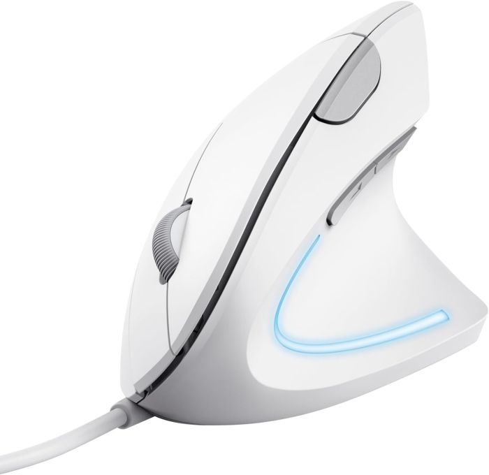 Мышь Trust Verto Ergonomic, USB-A, Белый