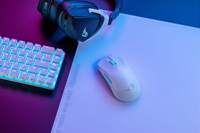 ASUS Mouse ROG Harpe Ace Aim Lab Edition, RGB, USB-A/WL/BT, white