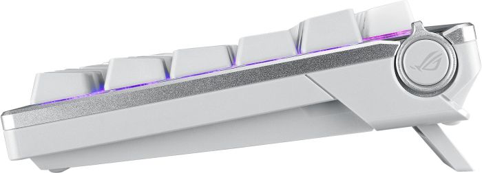 Клавіатура механічна ASUS ROG Azoth 81key, NX Red, USB-A/WL/BT, EN, RGB, білий