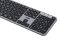 Клавіатура мембранна 2E KS240 110key, WL/BT, EN/UK, сіро-чорний