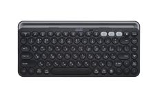 Клавіатура мембранна 2E KS250 84key, WL/BT, EN/UK, чорно-сірий