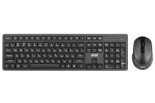 Комплект клавіатура та миша 2E MK420 WL, EN/UK, чорний