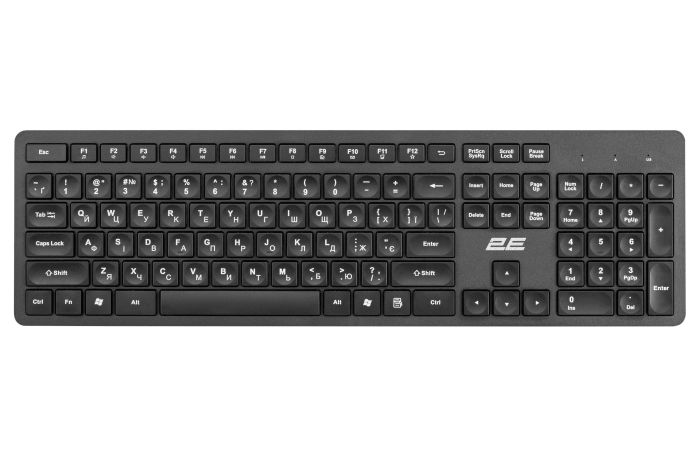 Комплект клавиатура и мышь 2E MK420 WL, EN/UK, чёрный