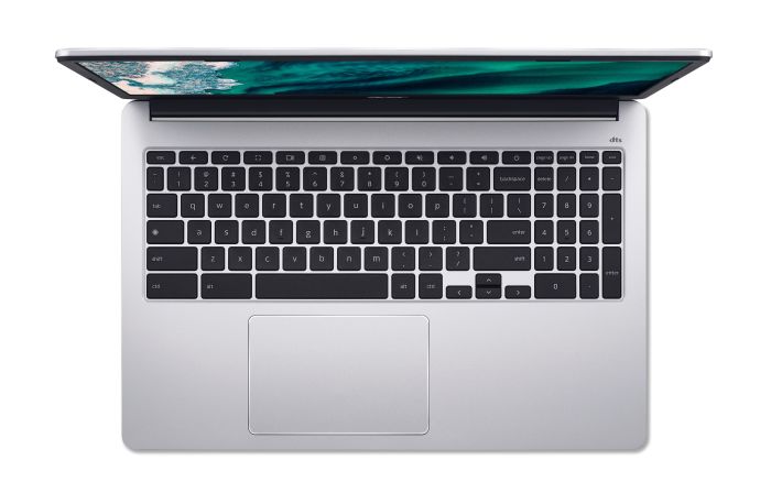 Ноутбук Acer Chromebook CB315-4HT 15" FHD IPS Touch, Intel C N4500, 8GB, F128GB, UMA, ChromeOS, сріблястий