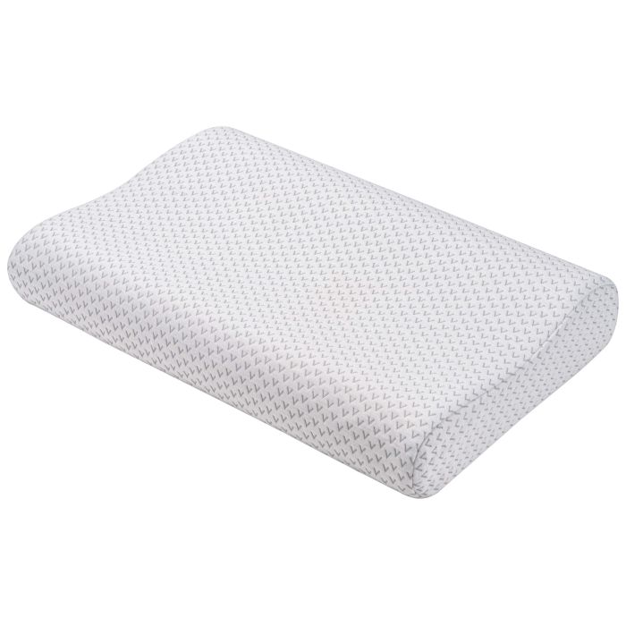 Подушка ортопедическая ARDESTO Sleepwell, 60х40х11/9см, волна, пена мемори, белый