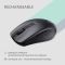 Mouse 2E MF270 Rechargeable, White LED, WL, black