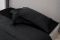Flat sheet ARDESTO Mix&Match Premium 180x240cm, 100% cotton, sateen, black