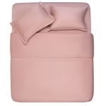 Простирадло на резинці ARDESTO Mix&Match Premium, 160х200+30см, 100% бавовна, сатин, рожевий світлий
