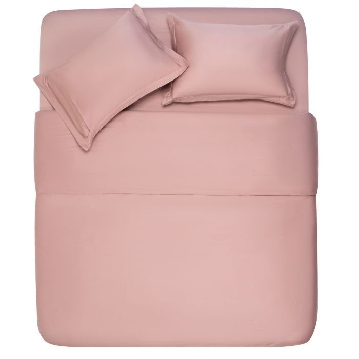 Fitted sheet ARDESTO Mix&Match Premium 160x200+30cm, 100% cotton, sateen, light pink
