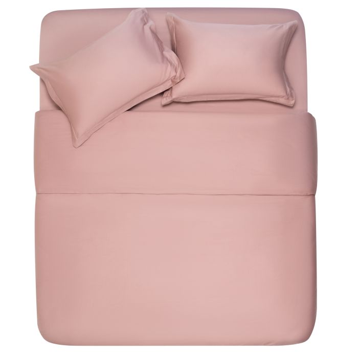 Fitted sheet ARDESTO Mix&Match Premium 180x200+30cm, 100% cotton, sateen, light pink