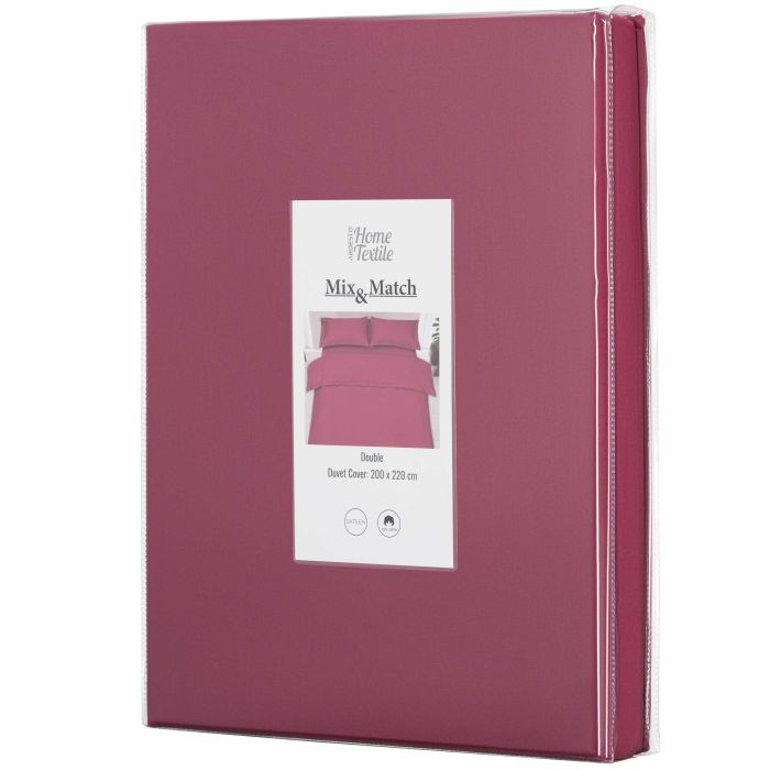 Підковдра ARDESTO Mix&Match, 200х220см, 100% бавовна, сатин, бордовий
