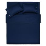 Простирадло ARDESTO Mix&Match, 180х240см, 100% бавовна, сатин, синій
