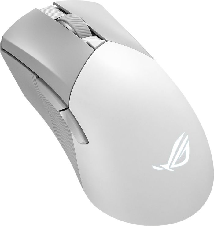 ASUS Mouse ROG Gladius III AimPoint, RGB, USB-A/WL/BT, white