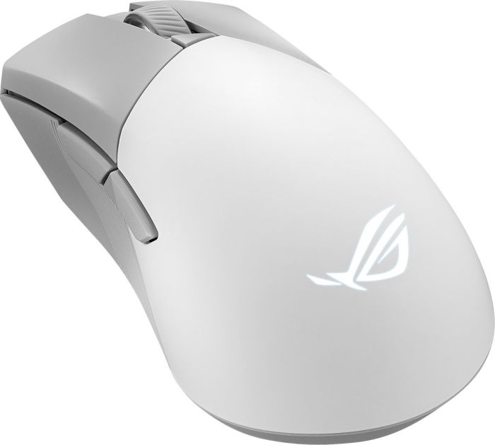 ASUS Mouse ROG Gladius III AimPoint, RGB, USB-A/WL/BT, white
