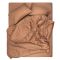 Fitted sheet ARDESTO Mix&Match 180x200+30cm, 100% cotton, sateen, brown