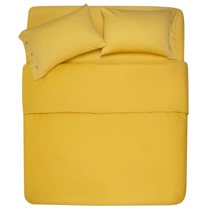 Простынь на резинке ARDESTO Mix&Match, 180x200+30см, 100% хлопок, сатин, желтый